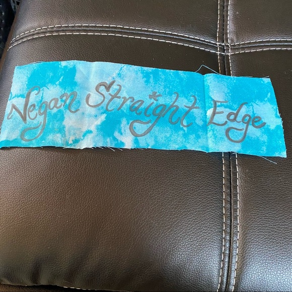 Patch, Vegan Straight Edge XXX xVx XVeganX - Picture 1 of 4